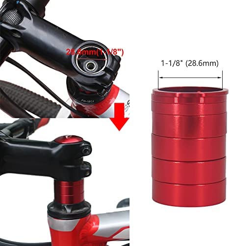 thumbnail image 2 of 1-1/8" Alloy Headset Spacers For BMX, MTB, Road Bike - 3mm, 5mm, 10mm, 15mm, 20mm Sizes 2 of 14