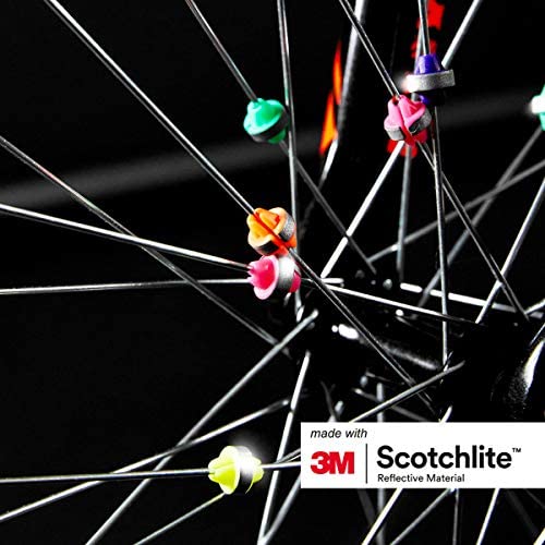 Réflecteurs Pour Rayons De Vélo Salzmann Scotchlite - 72 Tubes Réfléchissants 3M - Améliore La Visibilité Nuit - 6