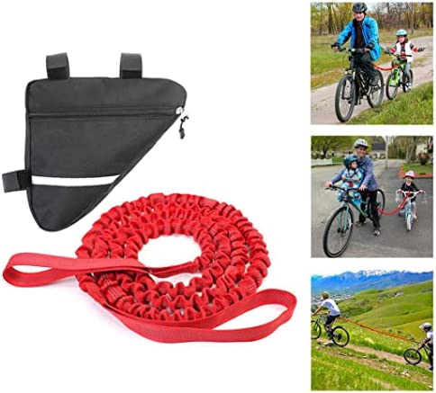 Bike Tow Rope Trailer Stretch Bungee with Attachment Cord Pull Rope ...