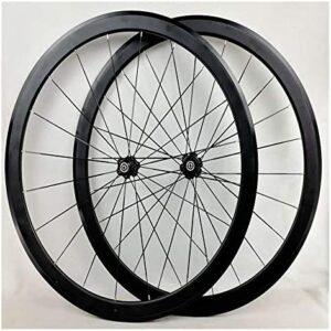 CHUDAN Road Bike Wheelset, 700C Double-Walled Light-Alloy Rims V Brake ...