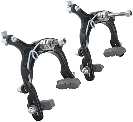 TEKTRO 900C Felgenbremse Dual Pivot 72–92 Mm – Silber, Paar (vorne & Hinten), Für Rennräder & Alu-Felgen